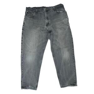 Carhartt B17 Relaxed Fit Tapered Leg Charcoal Jeans 38X30 Workwear Casual